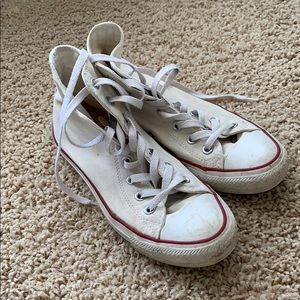 classic white high top converse